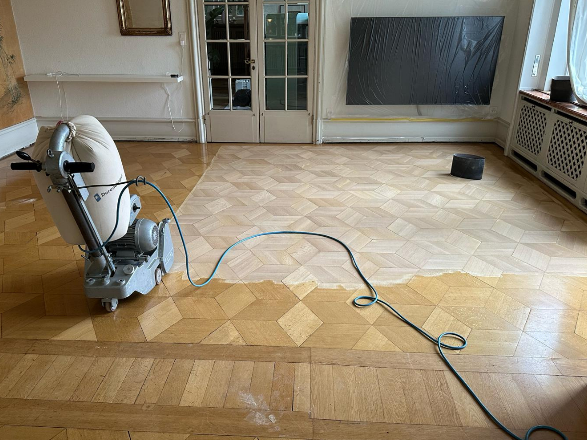 Bodensanierung Grenchen – Vorher Nachher